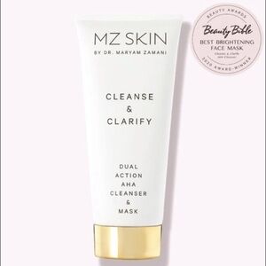 MZ Skin Cleanse & Clarify Dual Action AHA Cleanser & Mask 3.38 oz 100ml ~ NIB 💖